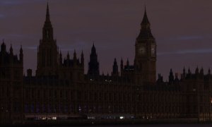 Lights Out For Earth Hour 2012 in London
